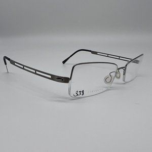 Lindberg 3011 P10 Eyeglass Frame Semi Half Titanium Gunmetal Denmark 48-15-130
